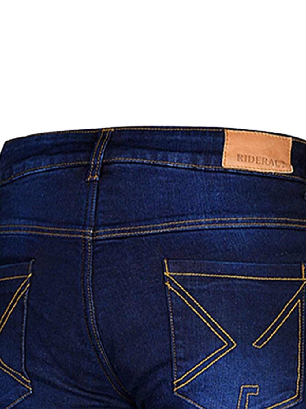 RIDERACT® Men Dark Blue Pant With CE Armors Casual Biker Denim Jeans NEW - Picture 9 of 9